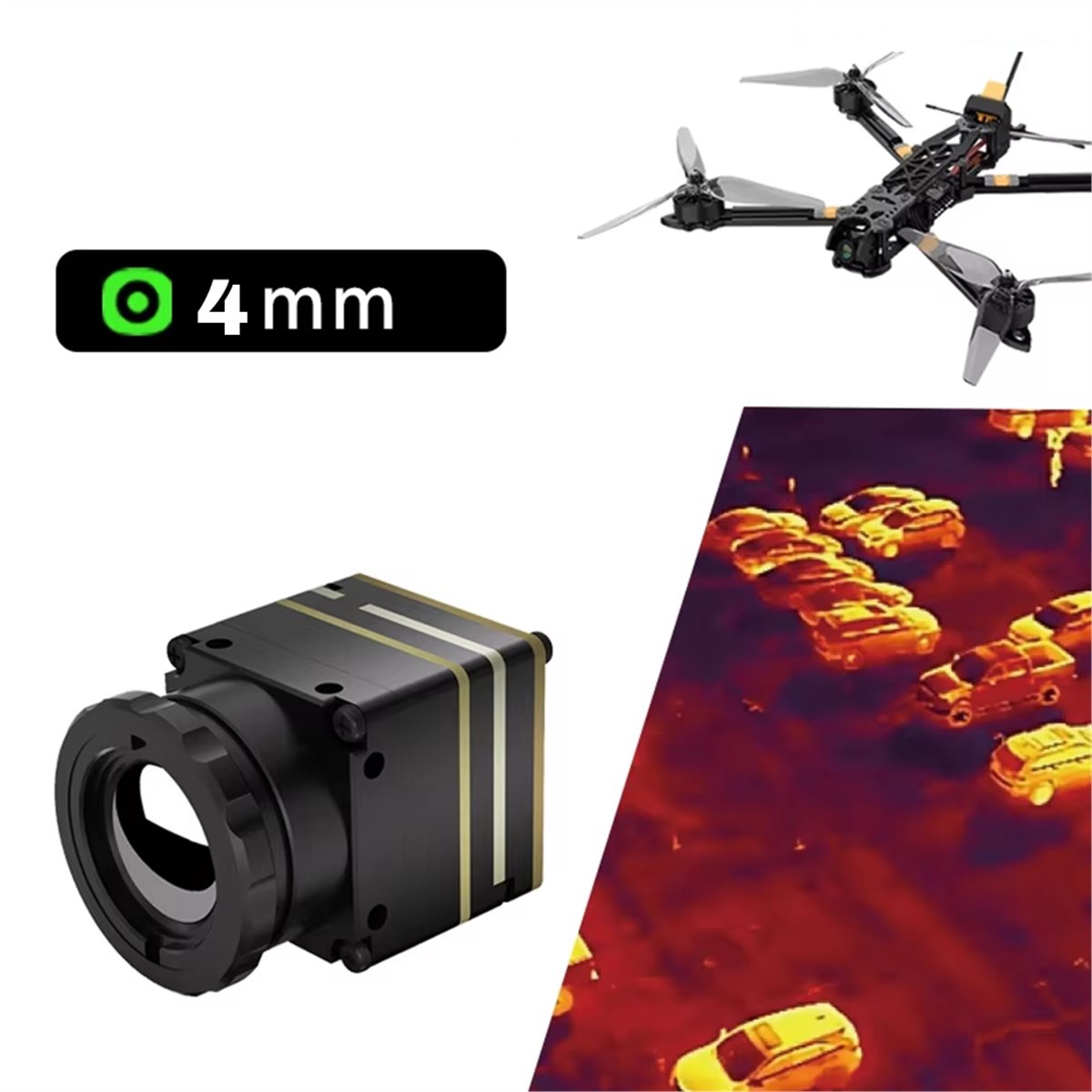 โมดูลถ่ายภาพความร้อนอินฟราเรด  - Thermal Imaging Camera 256X192 บทวิจารณ์และราคา