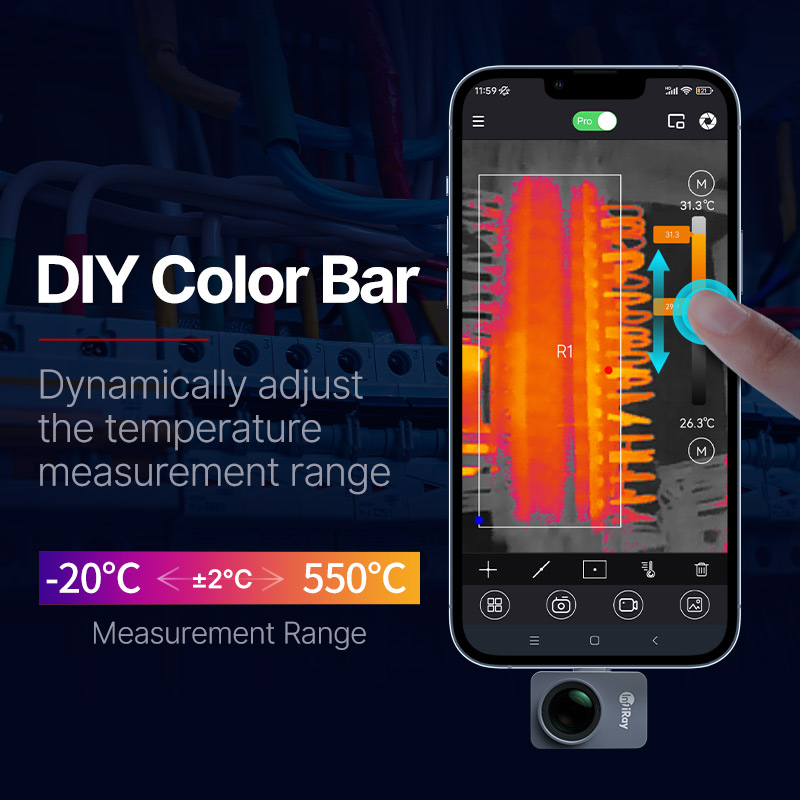 กล้องถ่ายภาพความร้อน Infiray P - Nf 521 Thermal Imaging Camera บทวิจารณ์และราคา